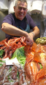 The fishmonger we visited in Palma de Mallorca