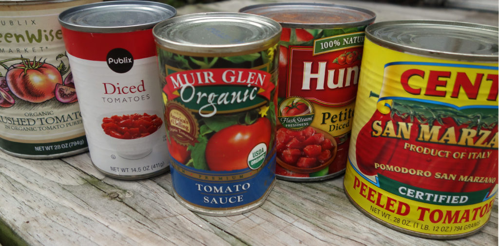 tomatoes for comparative tasting
