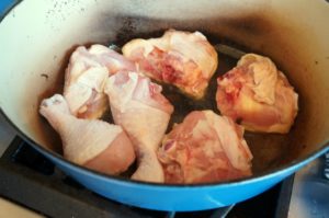 sear the chicken
